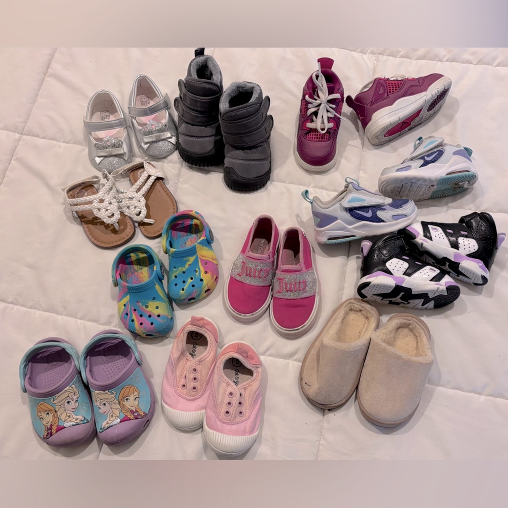 Toddler girl shoe bundle/ lot  sizes 4 and 5
